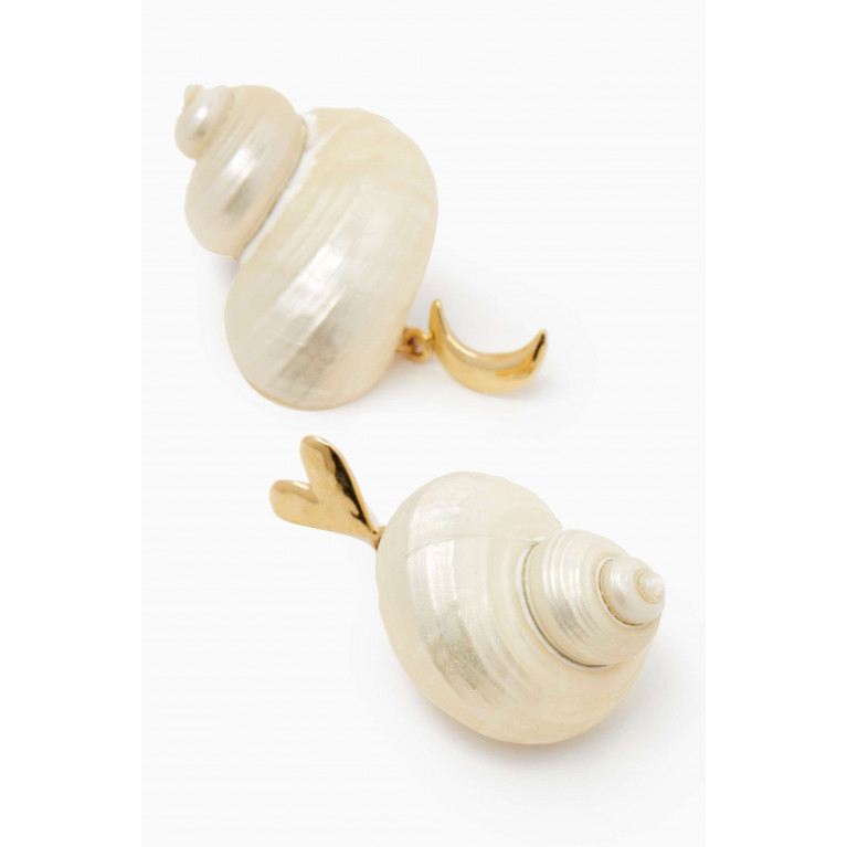 Luiny - Luna Amor Earrings in Brass
