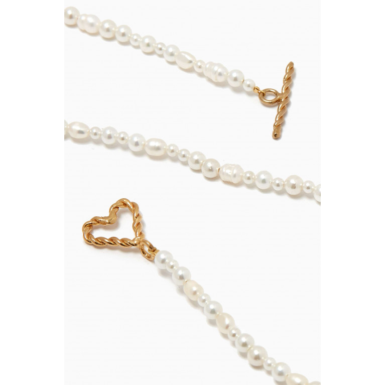 Luiny - Beaded Pearl Necklace