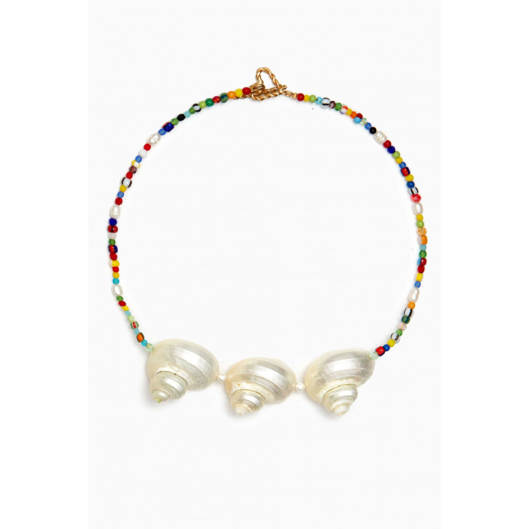 Luiny - Sirena Beaded Collar Necklace