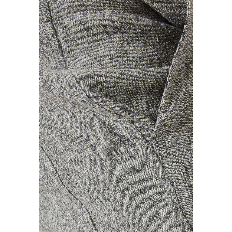 Marane - Gaucho Cargo Trousers in Linen-silk Blend