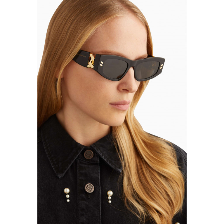Stella McCartney - Cat-eye Sunglasses in Bio-acetate