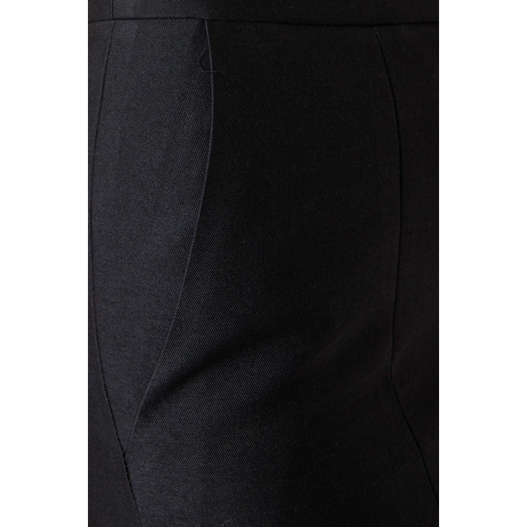 LVIR - Front-slit Pants in Wool-blend