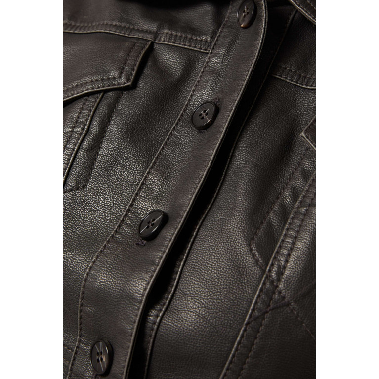 LVIR - Pigment Cropped Jacket in Vegan-leather