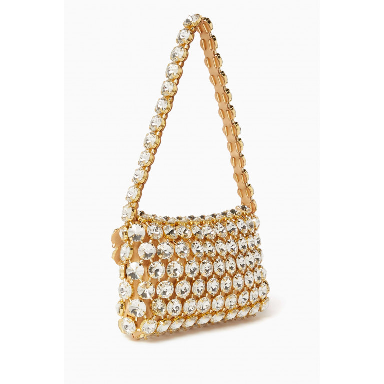 VANINA - Small Clochette Baguette in Crystal Beads White