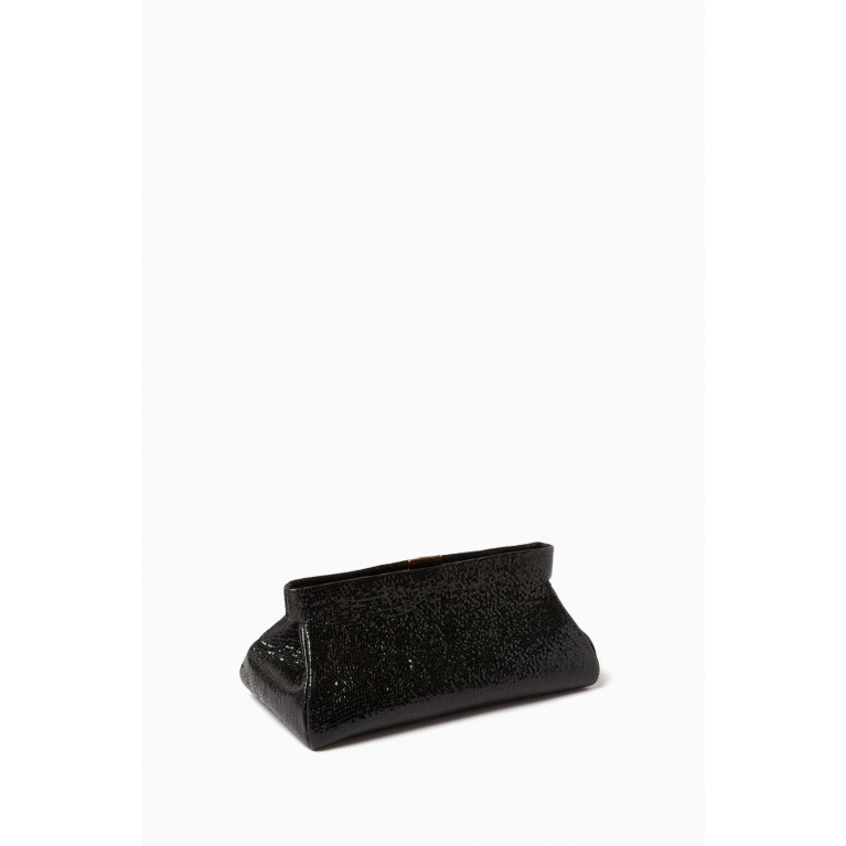 Demellier - Small Cannes Clutch in Textured Leather