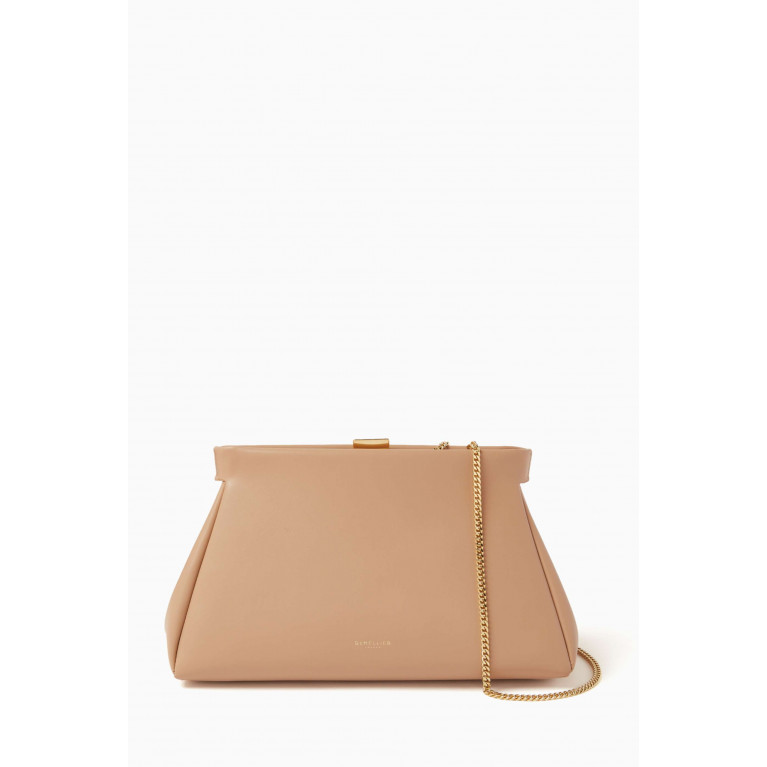Demellier - Small Cannes Clutch in Smooth Leather