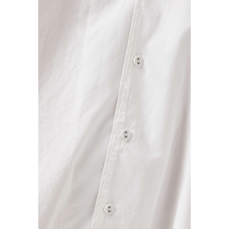 SKIMS - Cotton Poplin Sleep Button Up Shirt SNOW