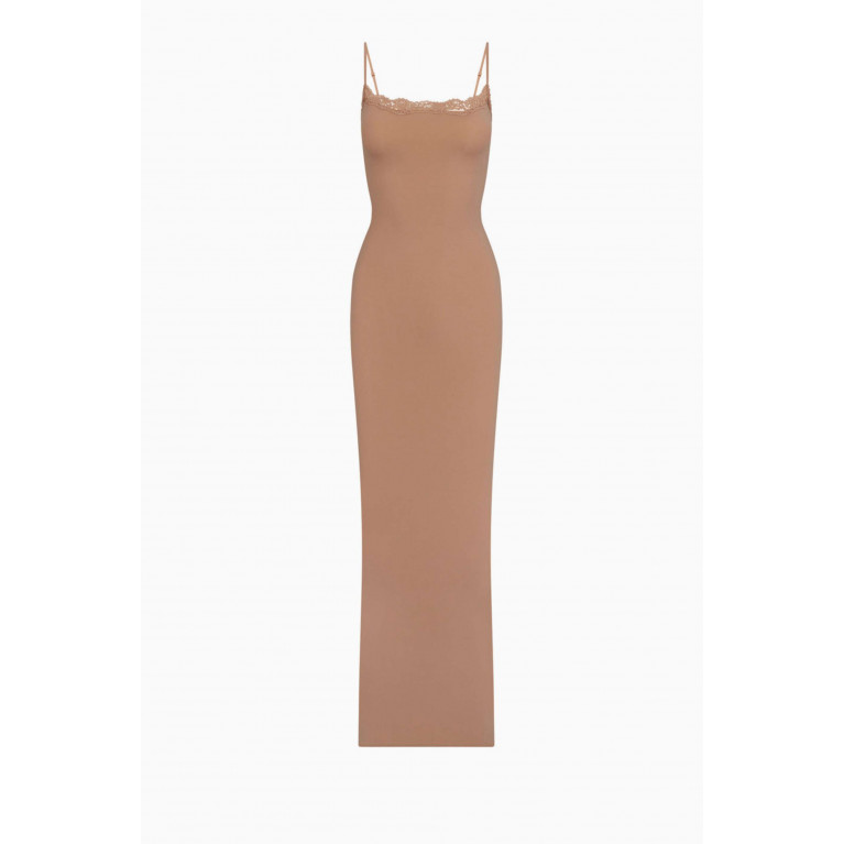 SKIMS - Fits Everybody Corded Lace Long Slip Dress SIENNA