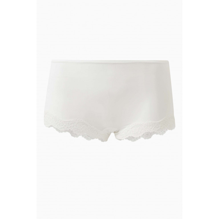 SKIMS - Fits Everybody Lace Shorts White