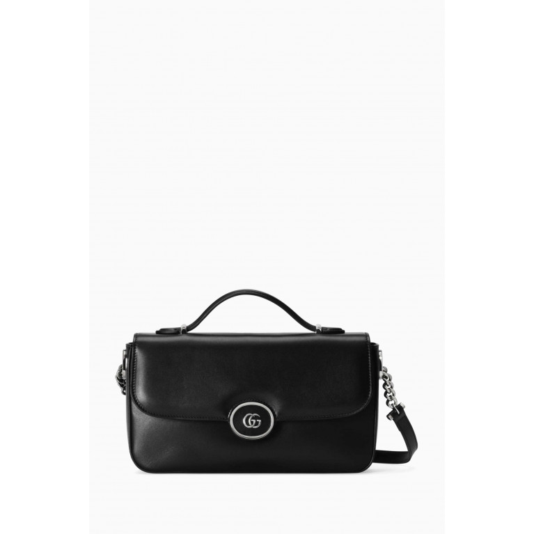 Gucci - Small Petite GG Shoulder Bag in Leather