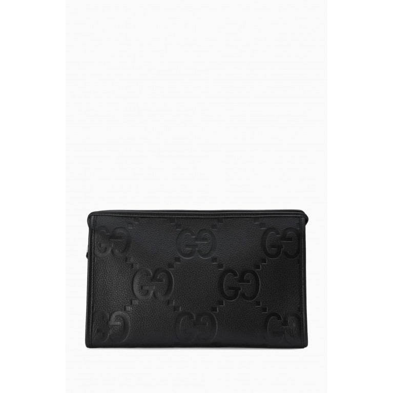 Gucci - Jumbo GG Pouch in Leather