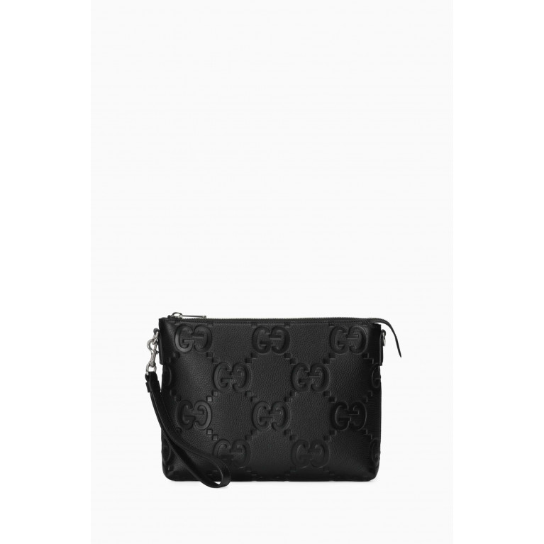 Gucci - Messenger Crossbody Bag in Jumbo GG Leather