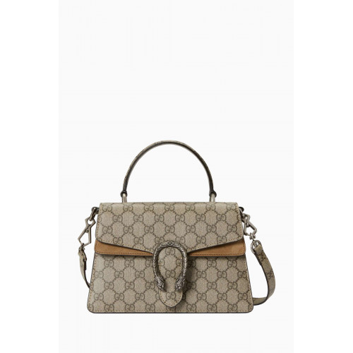 Gucci - Small Dionysus Top-handle Bag in GG Supreme Canvas
