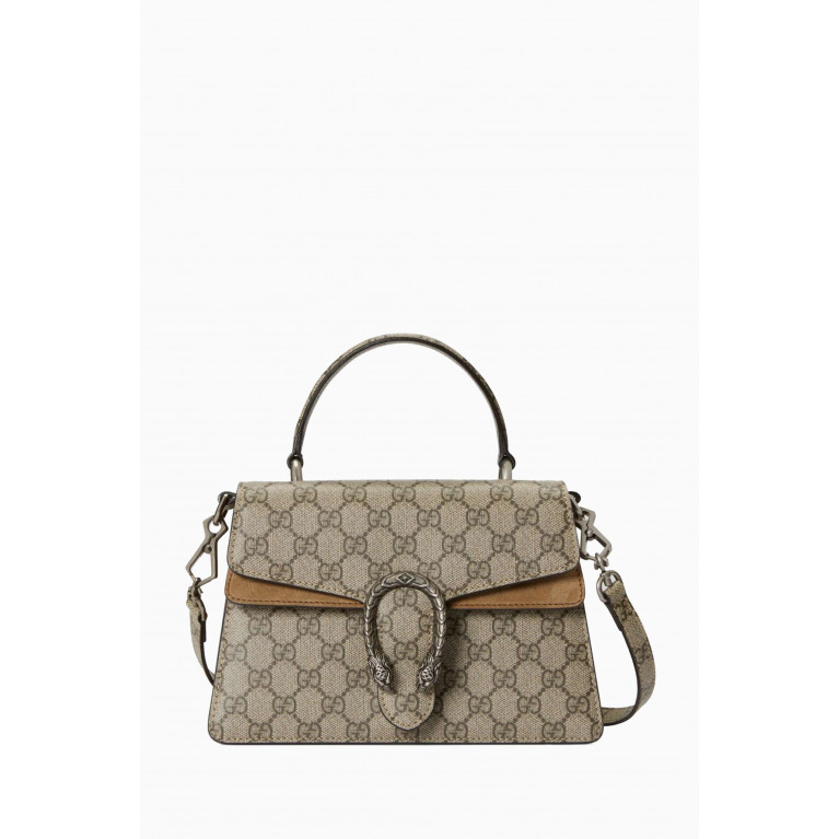 Gucci - Small Dionysus Top-handle Bag in GG Supreme Canvas