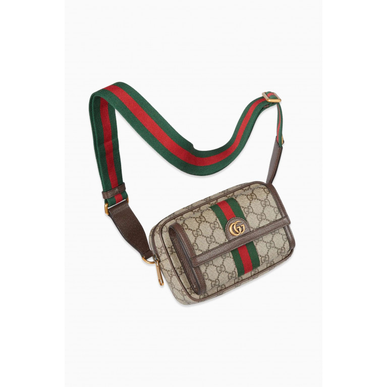 Gucci - Mini GG Ophidia Shoulder Bag in Coated-canvas