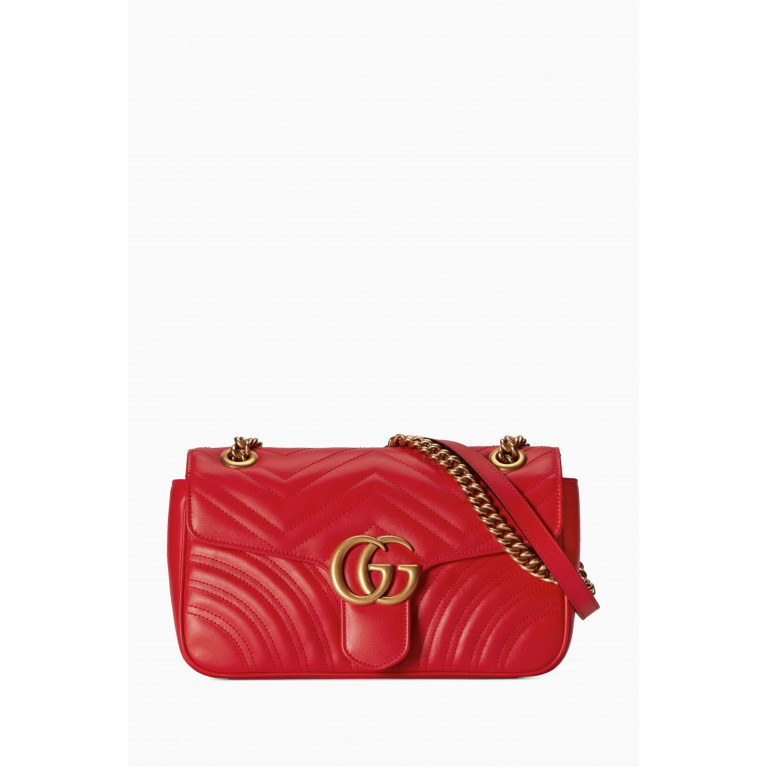 Gucci - GG Marmont Small Shoulder Bag in Matelassé Leather