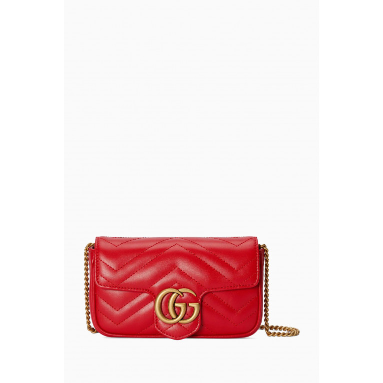 Gucci - GG Marmont Super Mini Bag in Matelassé Leather