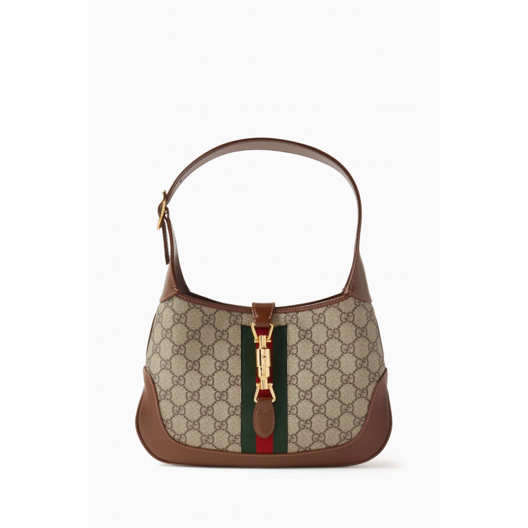 Gucci - Small Jackie 1961 Shoulder Bag in GG Supreme Canvas