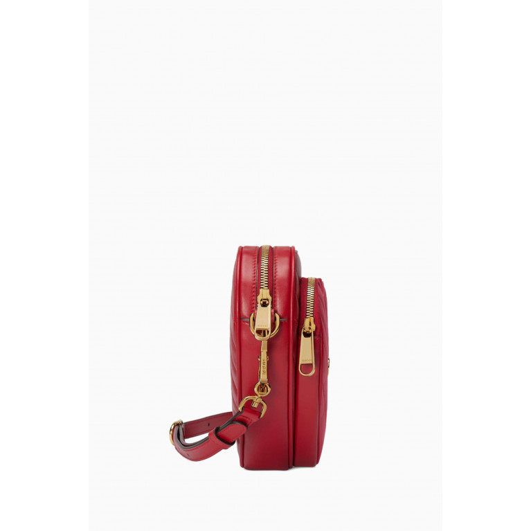 Gucci - Mini Interlocking G Heart Bag in Matelassé Leather