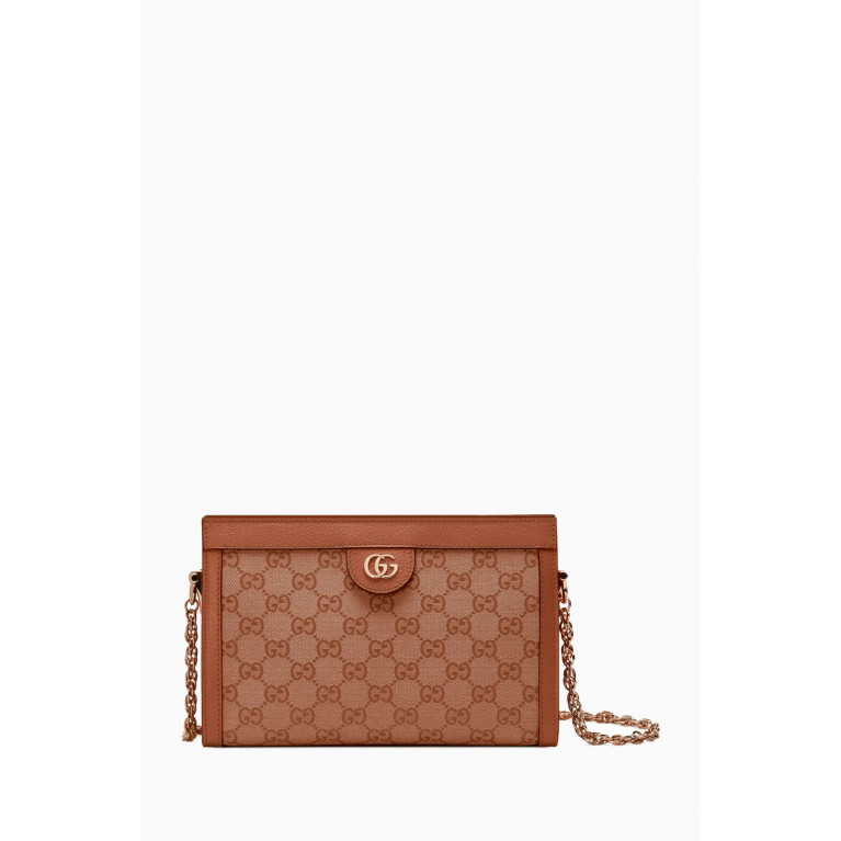 Gucci - Small Chain Bag in GG Canvas