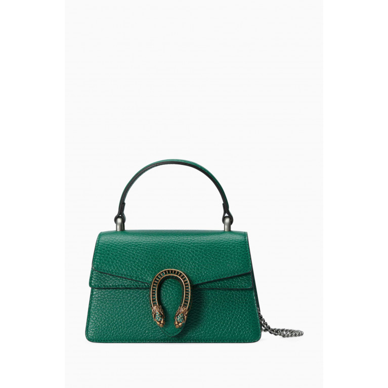 Gucci - Mini Dionysus Top Handle Bag in Leather