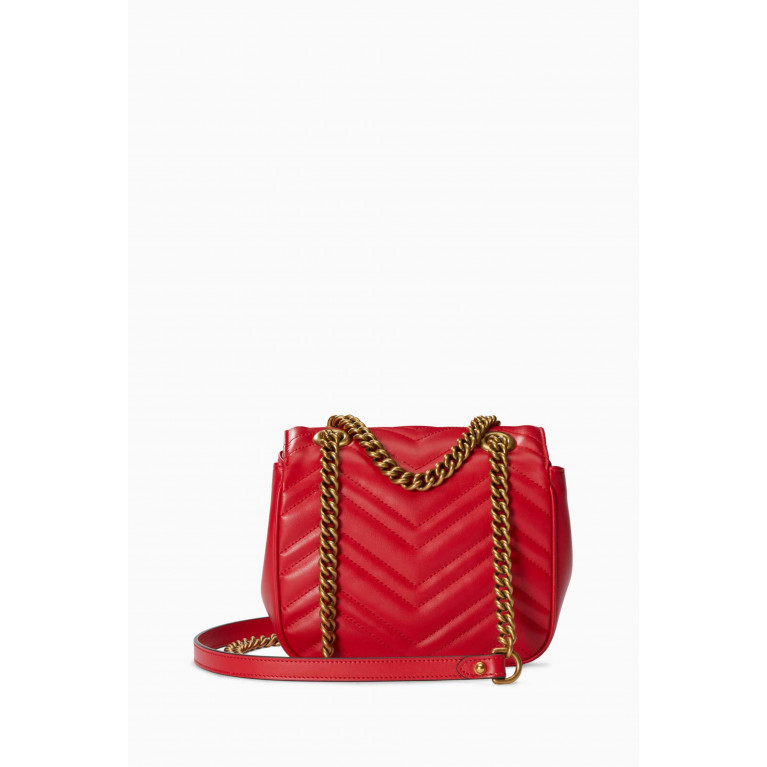 Gucci - GG Marmont Mini Shoulder Bag in Matelassé Chevron Leather