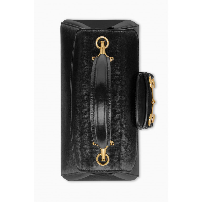 Gucci - Mini Horsebit 1955 Top-handle Bag in Leather