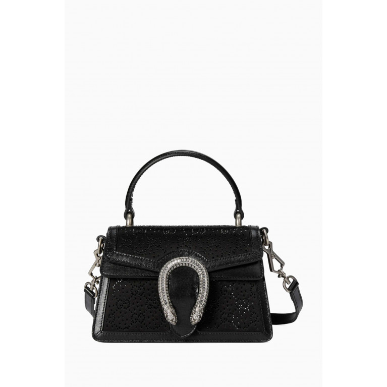 Gucci - Mini Dionysus Top-handle Bag in Crystal Silk Satin