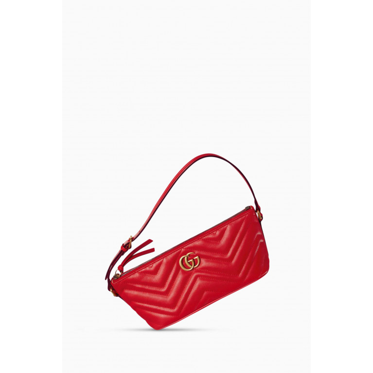 Gucci - GG Marmont Small Shoulder Bag in Matelassé Chevron Leather