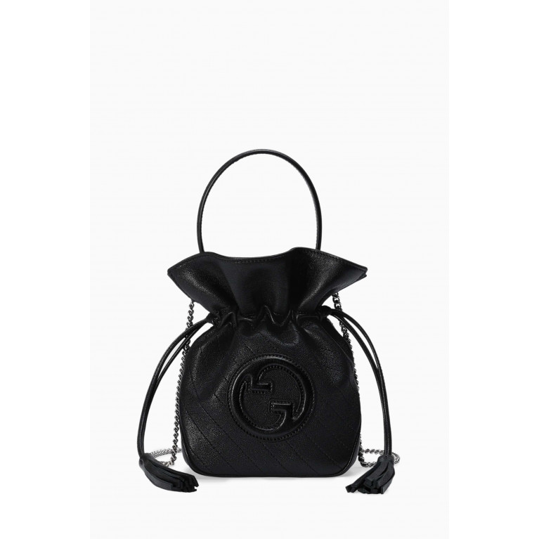 Gucci - Mini Blondie Bucket Bag in Leather
