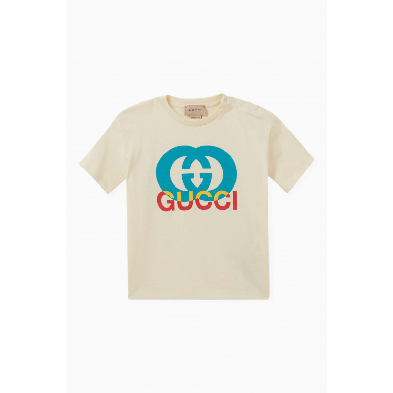 Gucci - Logo-print T-shirt in Cotton