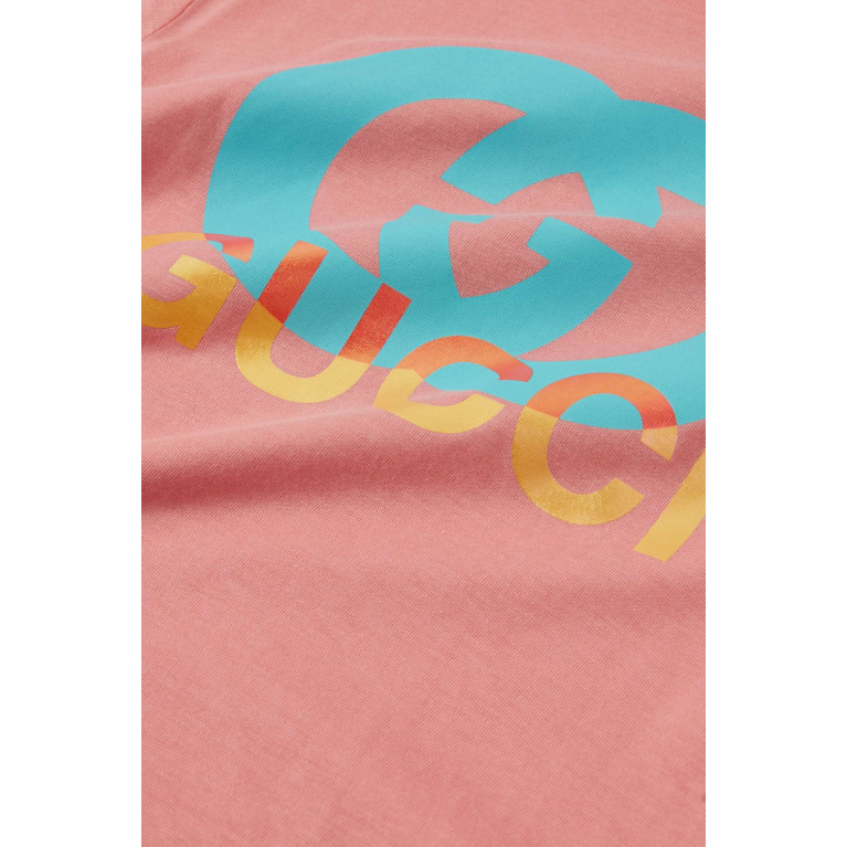 Gucci - Interlocking G Logo T-shirt in Cotton-jersey