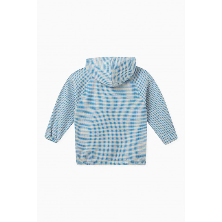 Gucci - Gingham Hoodie in Jersey Jacquard