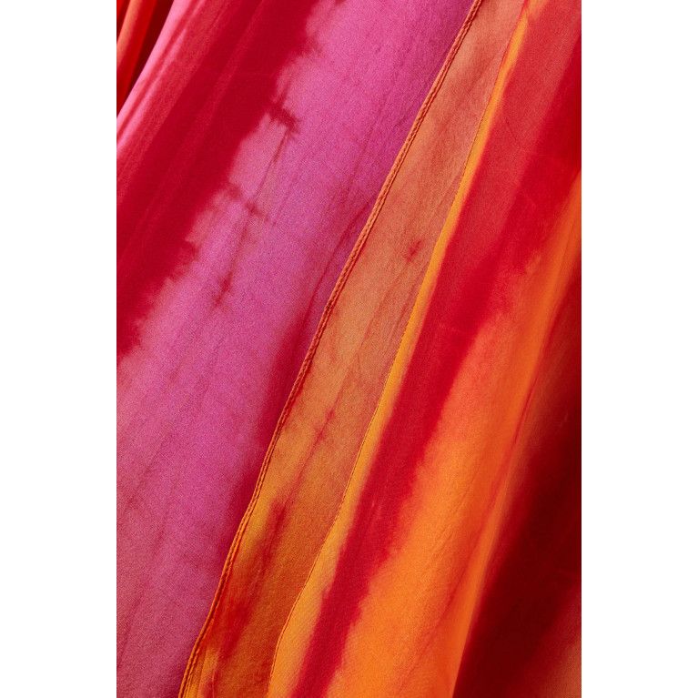 Hessa Falasi - Tie-dye Printed Kaftan