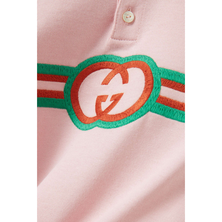 Gucci - Logo-motif Romper in Cotton