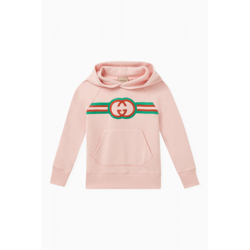 Gucci - Logo-motif Hoodie in Cotton