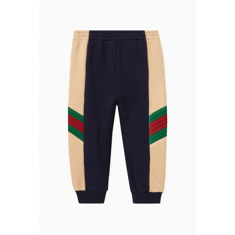 Gucci - Web-stripe Sweatpants in Cotton