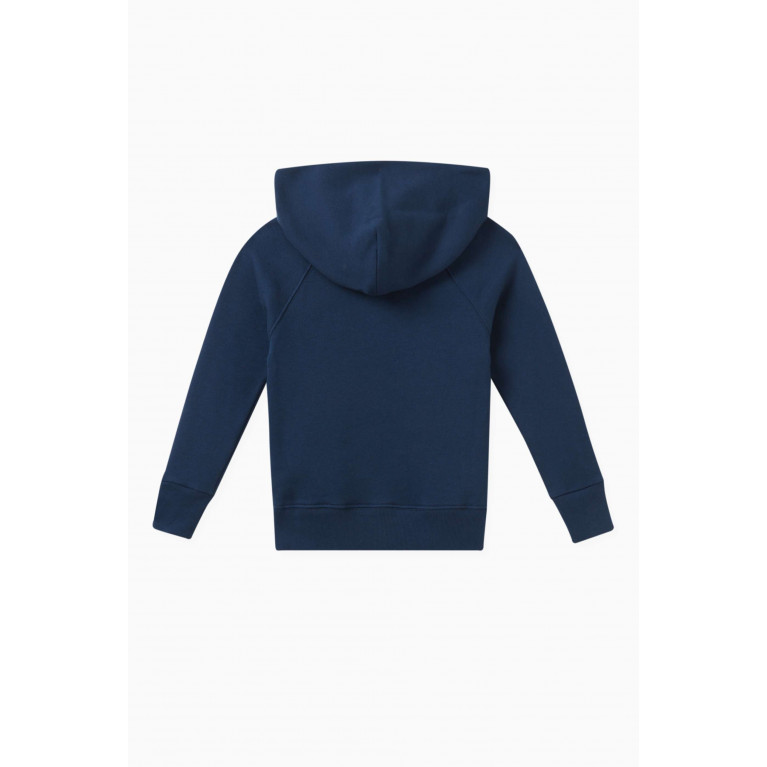 Gucci - Logo-motif Hooded Sweatshirt in Cotton