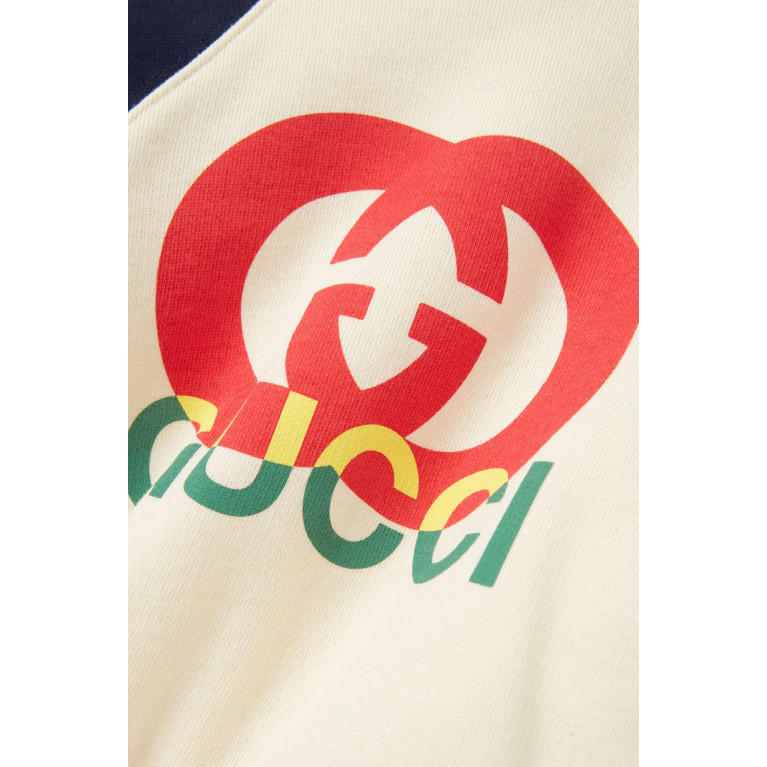 Gucci - Logo-print Romper in Cotton