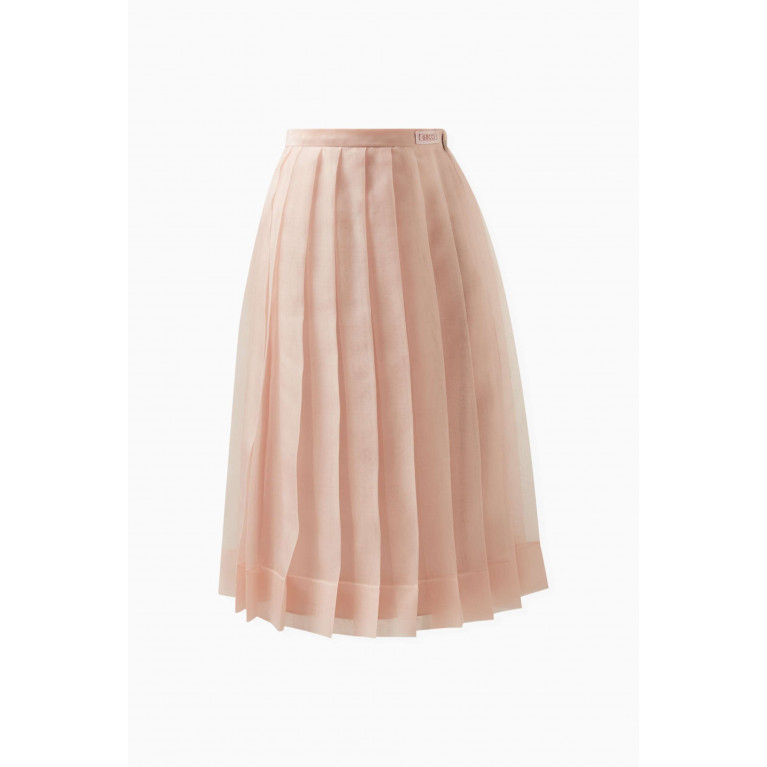 Gucci - Pleated Skirt in Silk-organza