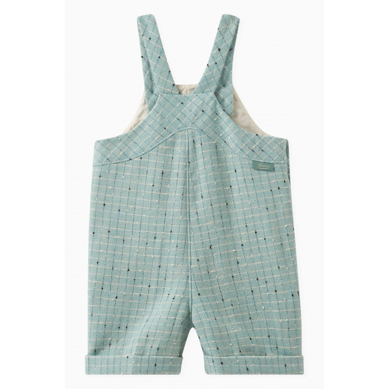 Gucci - Logo-patch Overalls in Wool-jacquard