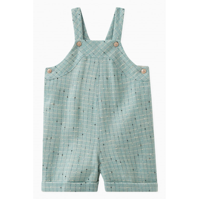 Gucci - Logo-patch Overalls in Wool-jacquard