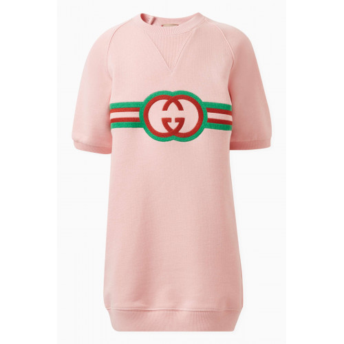 Gucci - Logo-detail Dress in Cotton