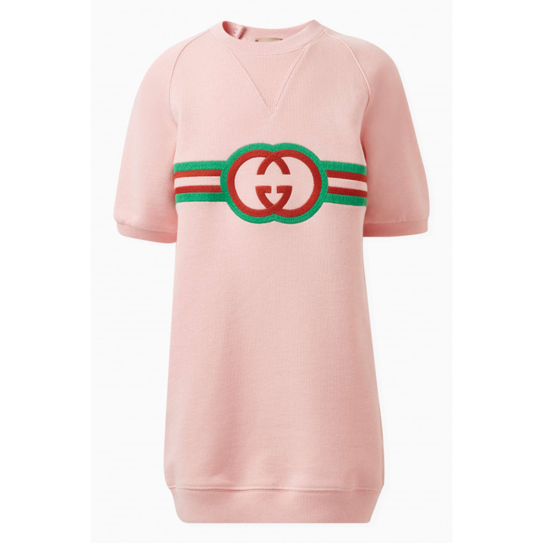 Gucci - Logo-detail Dress in Cotton