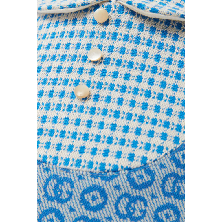 Gucci - Logo-pattern Dress in Cotton