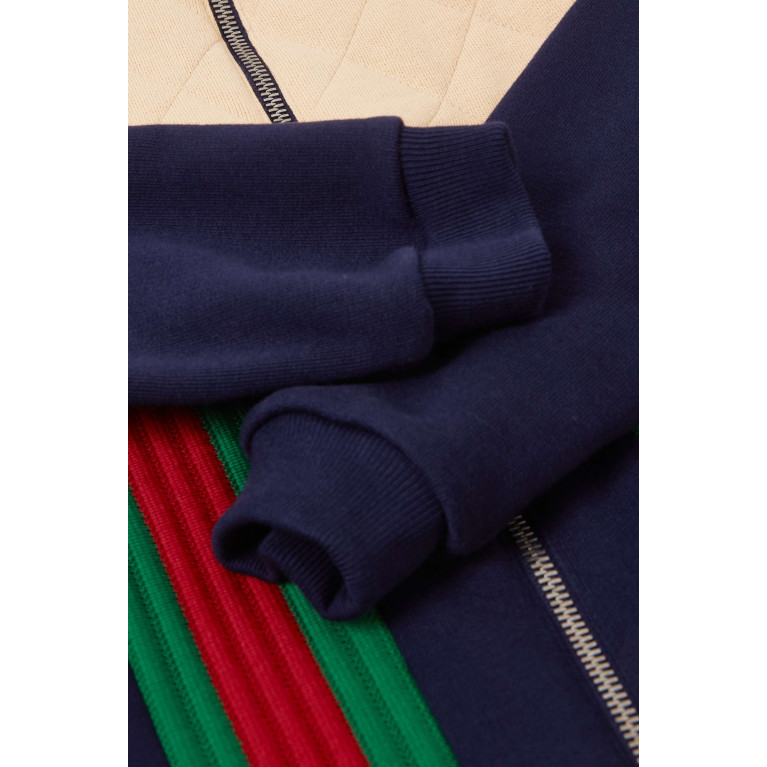 Gucci - Striped Jacket in Wool-blend Knit