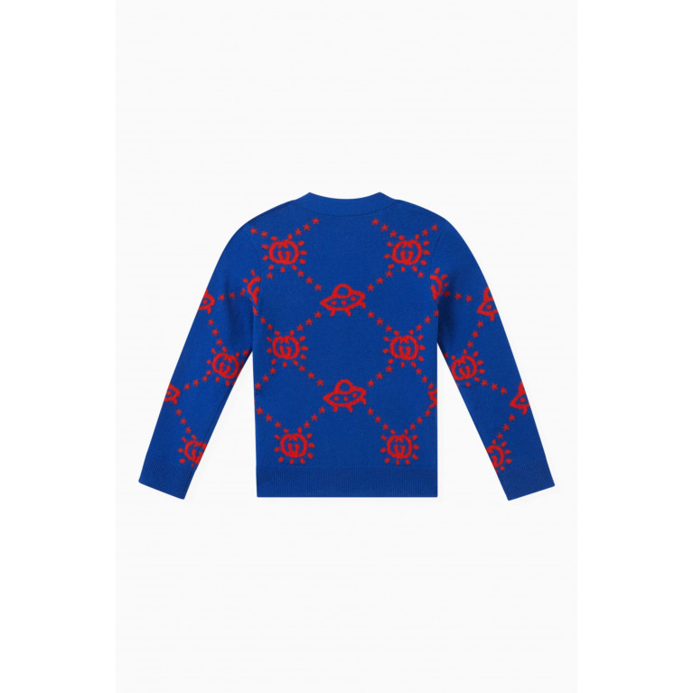 Gucci - Logo-detail Cardigan in Wool