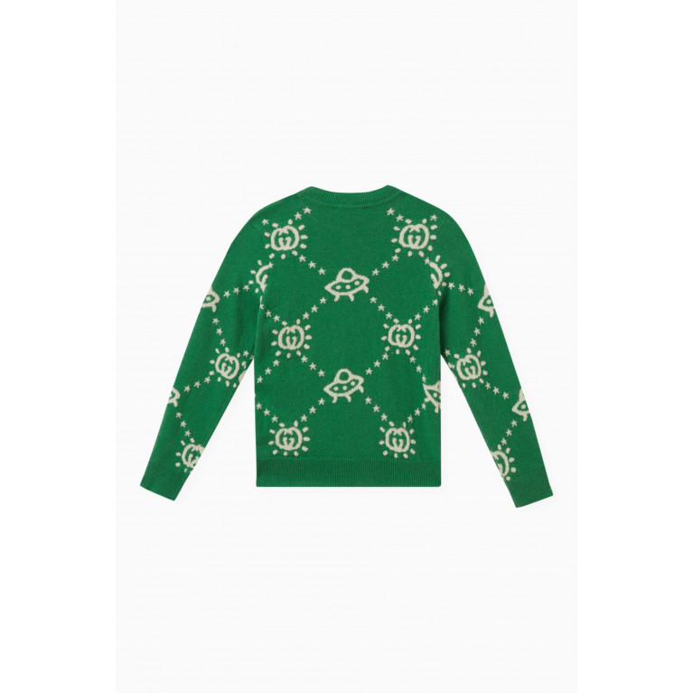 Gucci - Logo-detail Pullover in Wool