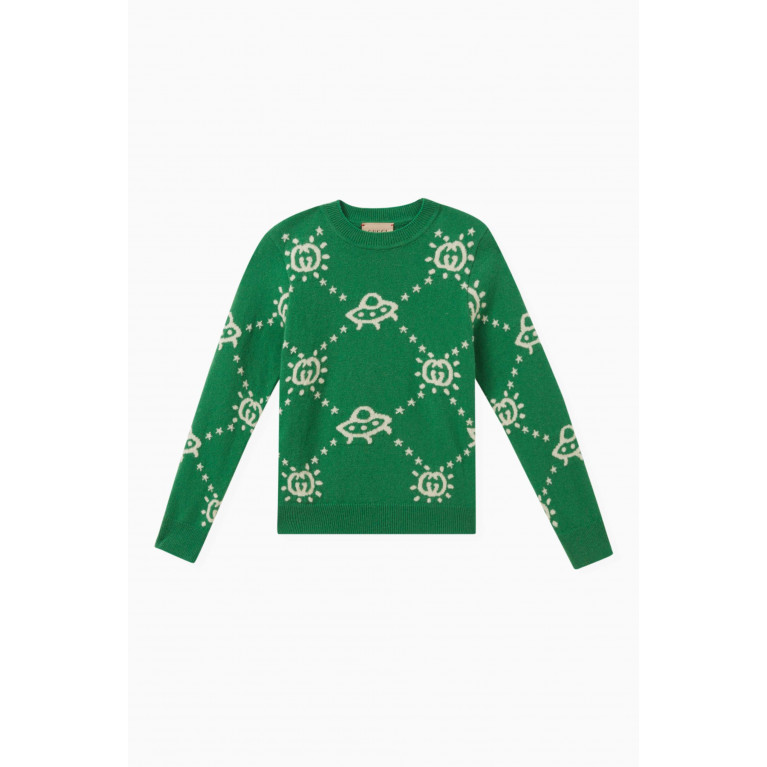 Gucci - Logo-detail Pullover in Wool