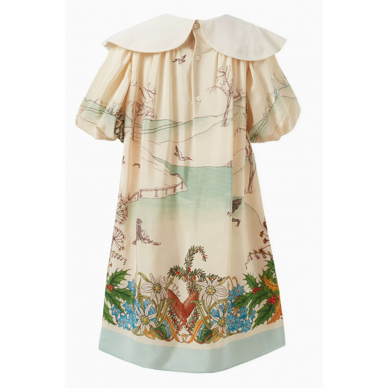 Gucci - Graphic-print Dress in Silk